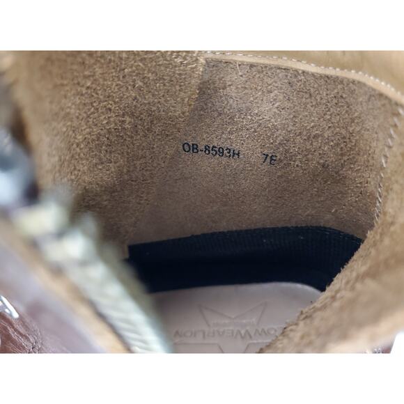 Slow Wear Lion Handmade in Japan Ultra High End Zip/Lace Up Leather Boots US 7 E - Picture 9 of 15